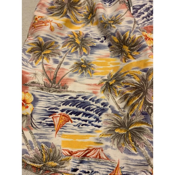 True Grit Waterman Drawstring Floral Swim Trucks Board Short Men's Size Small - Picture 5 of 8